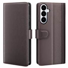 Kožený Kryt Samsung Galaxy S26 Plus Pravá Kůže