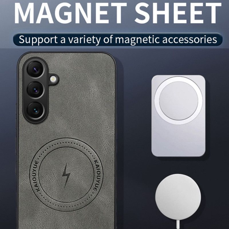 Kryt Na Samsung Galaxy S26 Plus Magnetický Kožený Styl