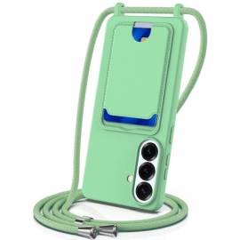 Kryt Samsung Galaxy S26 Plus Kryty Na Mobil Pouzdro Na Karty A Šňůrka Na Krk