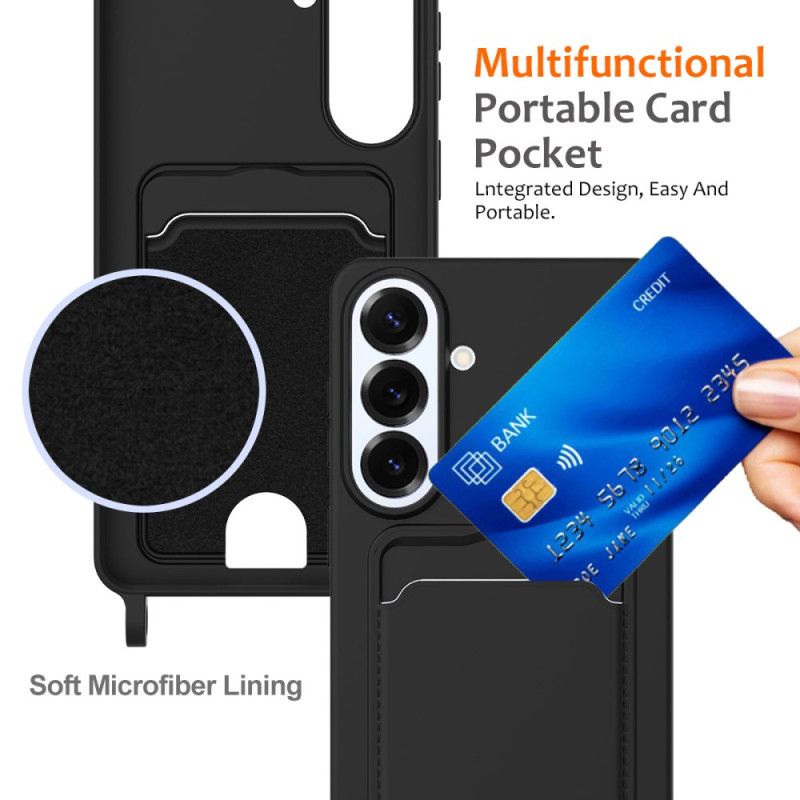 Kryt Samsung Galaxy S26 Plus Kryty Na Mobil Pouzdro Na Karty A Šňůrka Na Krk