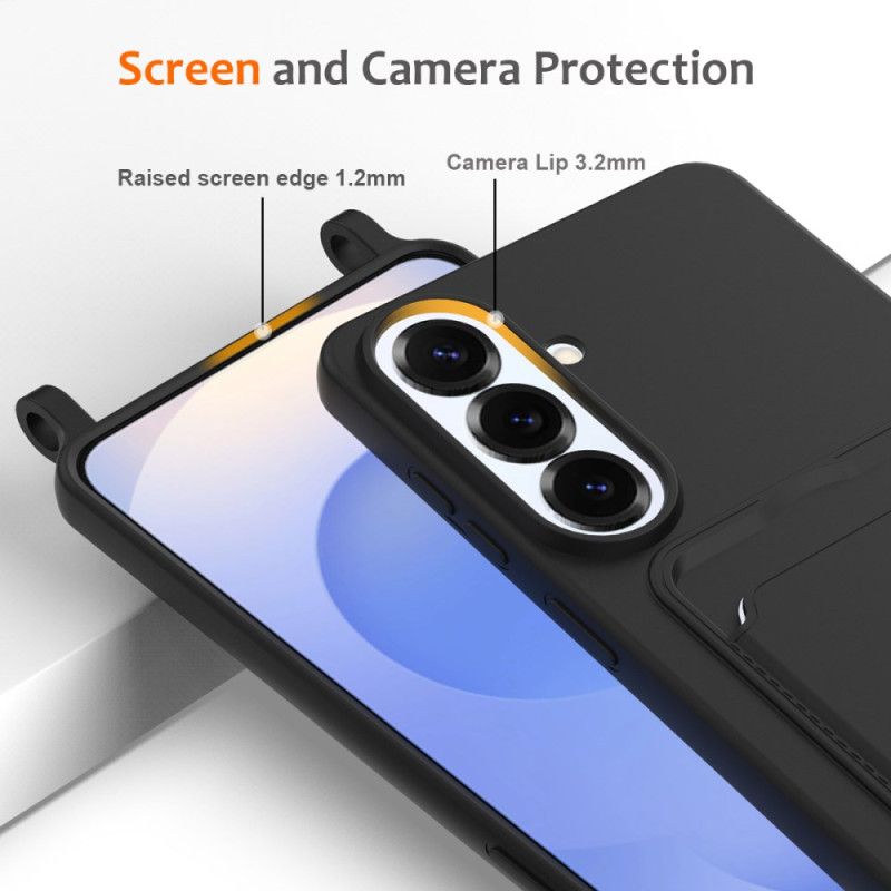 Kryt Samsung Galaxy S26 Plus Kryty Na Mobil Pouzdro Na Karty A Šňůrka Na Krk