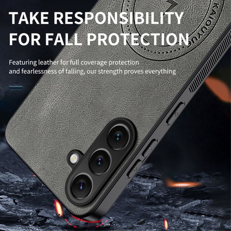 Kryt Samsung Galaxy S26 Plus Magnetický Efekt Kůže