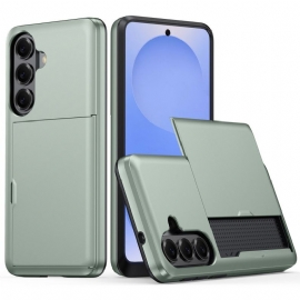 Kryt Samsung Galaxy S26 Plus Pouzdro Na Karty S Metalickým Efektem