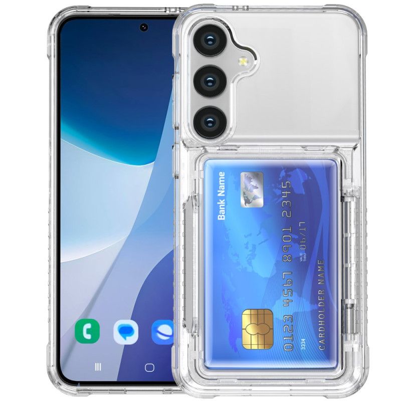 Kryt Samsung Galaxy S26 Plus Průhledný Obal Na Karty A Stojánek