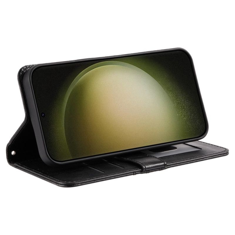 Peněženková Pouzdra Samsung Galaxy S26 Plus Kryty Na Mobil 6 Slotů Na Karty A Poutko Na Zápěstí