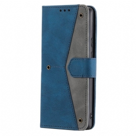 Peněženková Pouzdra Samsung Galaxy S26 Plus Kryty Na Mobil Dvoubarevná Umělá Kůže