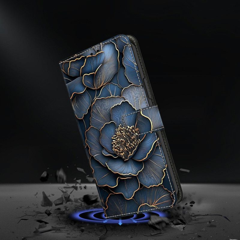 Peněženková Pouzdra Samsung Galaxy S26 Plus Kryty Na Mobil Modrá Pivoňka