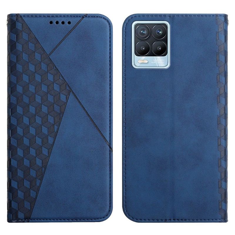 Flipové Pouzdro Na Realme 8 / 8 Pro Geometrie Krychle