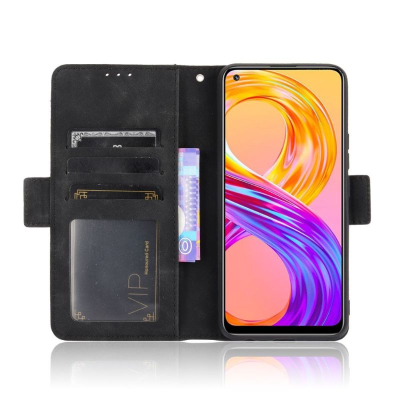 Flipové Pouzdro Na Realme 8 / 8 Pro Premium S Držitelem Karty