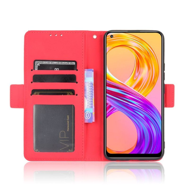 Flipové Pouzdro Na Realme 8 / 8 Pro Premium S Držitelem Karty
