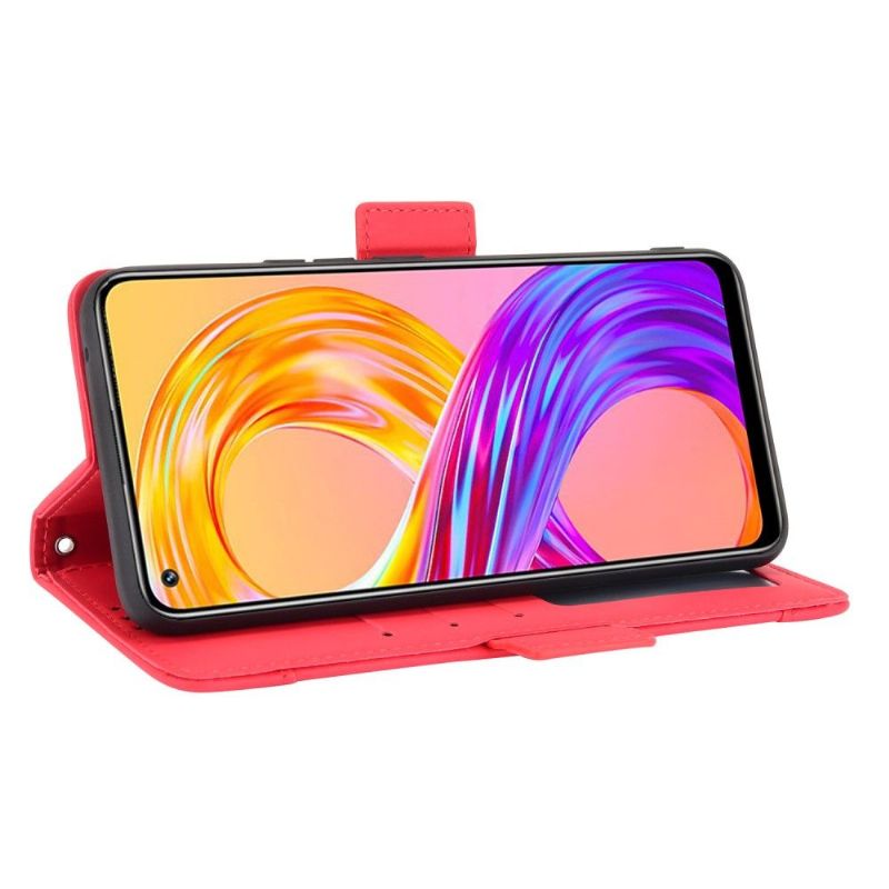 Flipové Pouzdro Na Realme 8 / 8 Pro Premium S Držitelem Karty