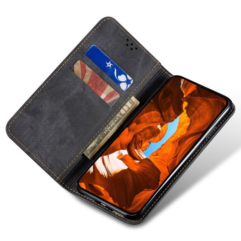 Kožené Pouzdro Folio Xiaomi 15t Džínovina