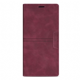 Kožené Pouzdro Folio Xiaomi 15t Lemování