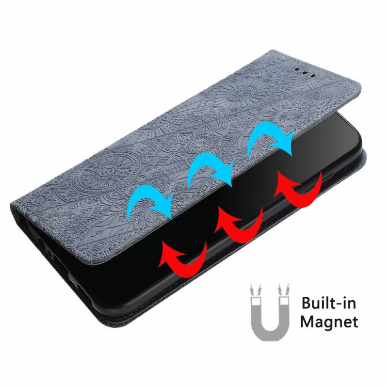 Kožené Pouzdro Folio Xiaomi 15t Patchwork