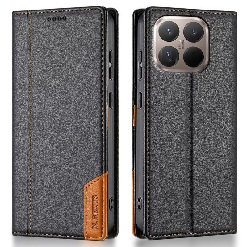 Kožené Pouzdro Folio Xiaomi 15t Rfid Ochrana