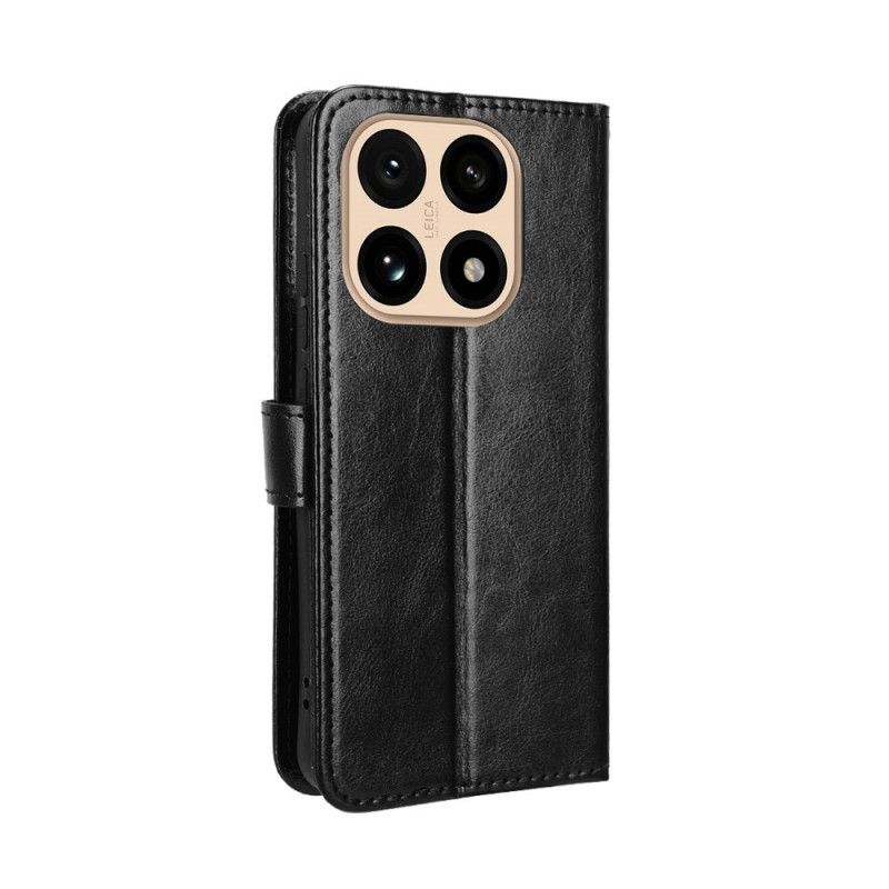 Kožený Kryt Na Xiaomi 15t Křiklavá Umělá Kůže