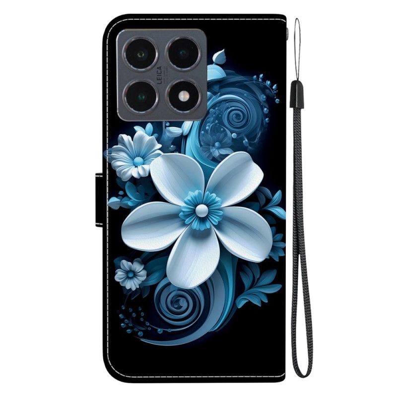 Kožený Kryt Na Xiaomi 15t Černá Orchidej