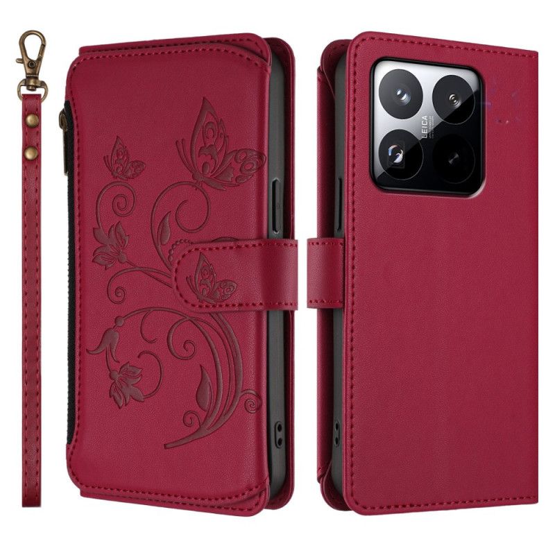 Kožený Kryt Xiaomi 15t 6 Rfid Pouzder Na Karty A Šňůrka Na Krk