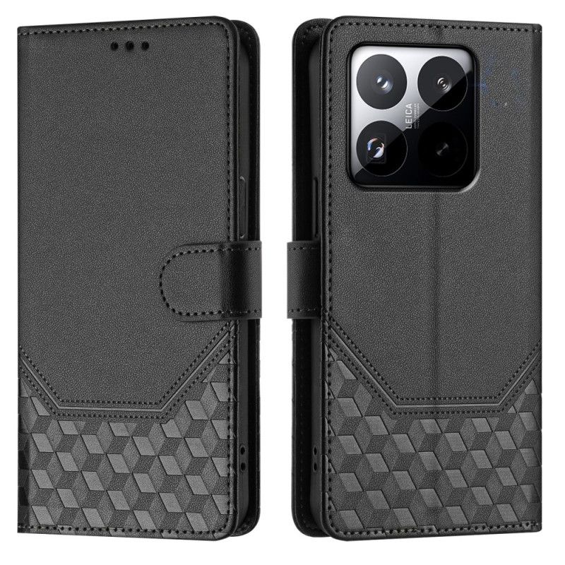 Kožený Kryt Xiaomi 15t Diamantová Dekorace