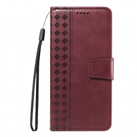 Kožený Kryt Xiaomi 15t Diamantové Lemování