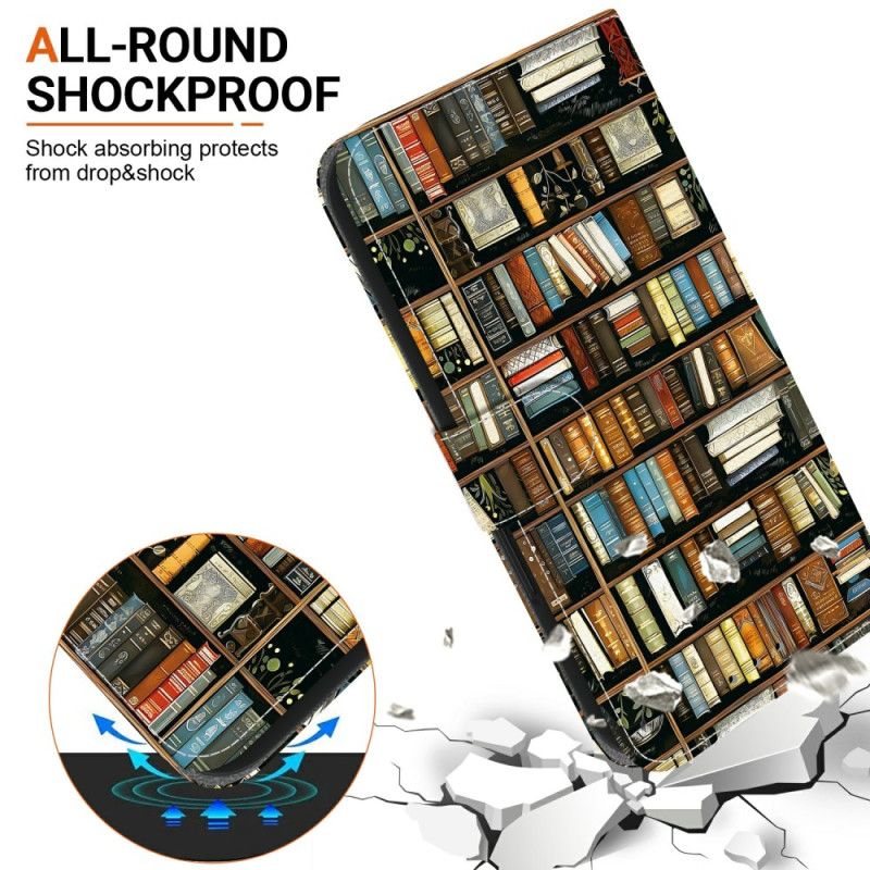 Kožený Kryt Xiaomi 15t Knihovna