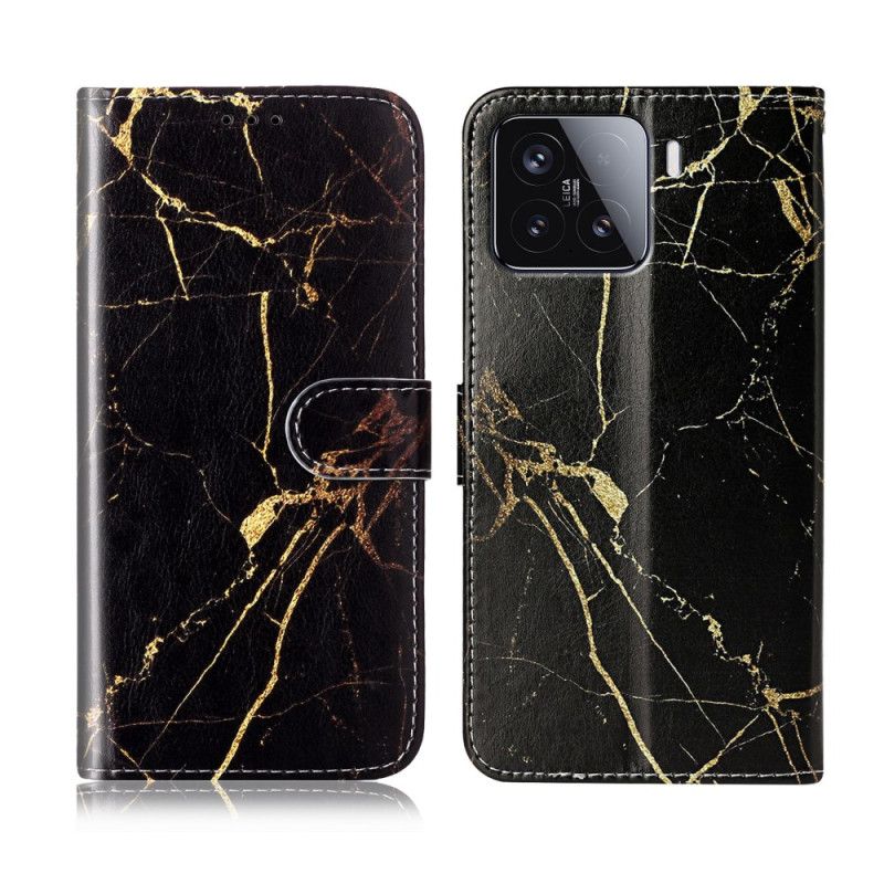 Kožený Kryt Xiaomi 15t Mramorová Varianta