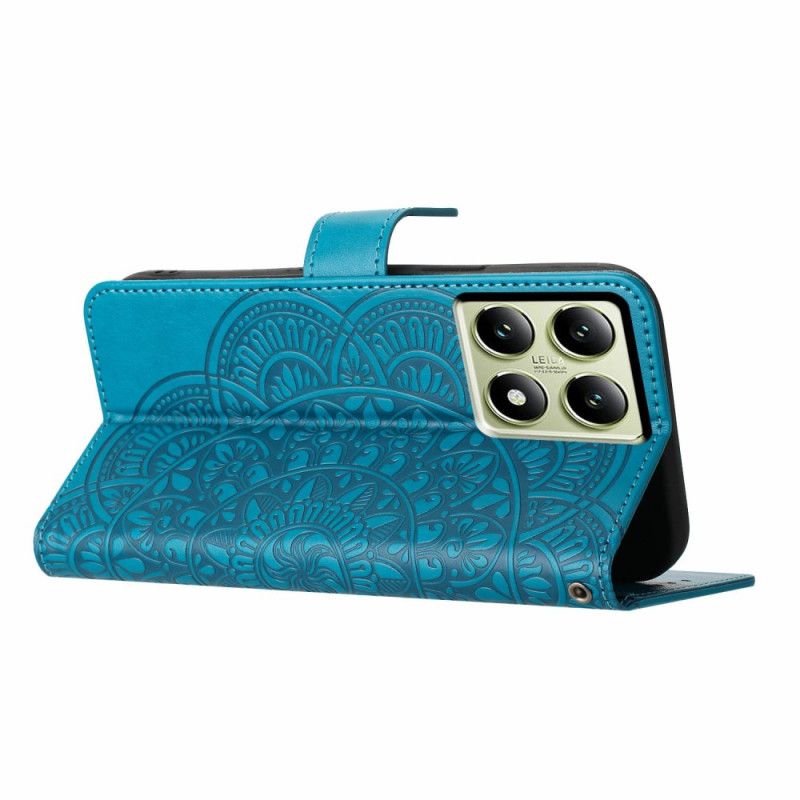 Kožený Kryt Xiaomi 15t Vzor Mandaly