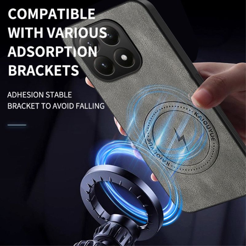 Kryt Xiaomi 15t Kožený Efekt Magsafe