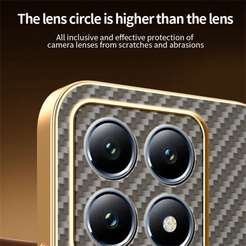 Kryt Xiaomi 15t Textura Uhlíkových Vláken