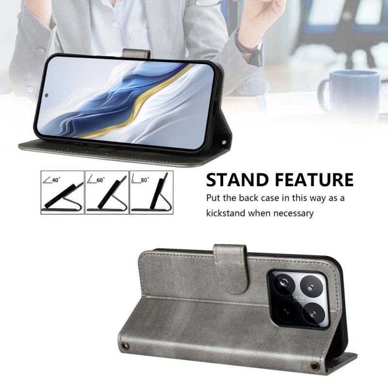 Peněženková Pouzdra Xiaomi 15t Kryty Na Mobil Vintage Peněženka