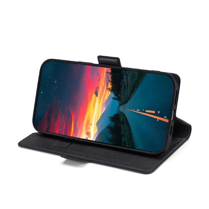Kožené Pouzdro Na Oppo Find X5 Lite Minimalistický Obchod S Umělou Kůží