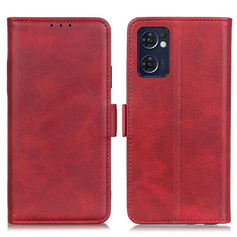 Pouzdra Na Oppo Find X5 Lite Peněženkové Pouzdro Matný Kryt Z Umělé Kůže