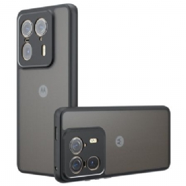 Kryt Motorola Edge 50 Ultra Kryty Na Mobil Černá Průhledná