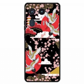 Kryt Motorola Edge 50 Ultra Kryty Na Mobil Čtyři Jeřábi V Letu