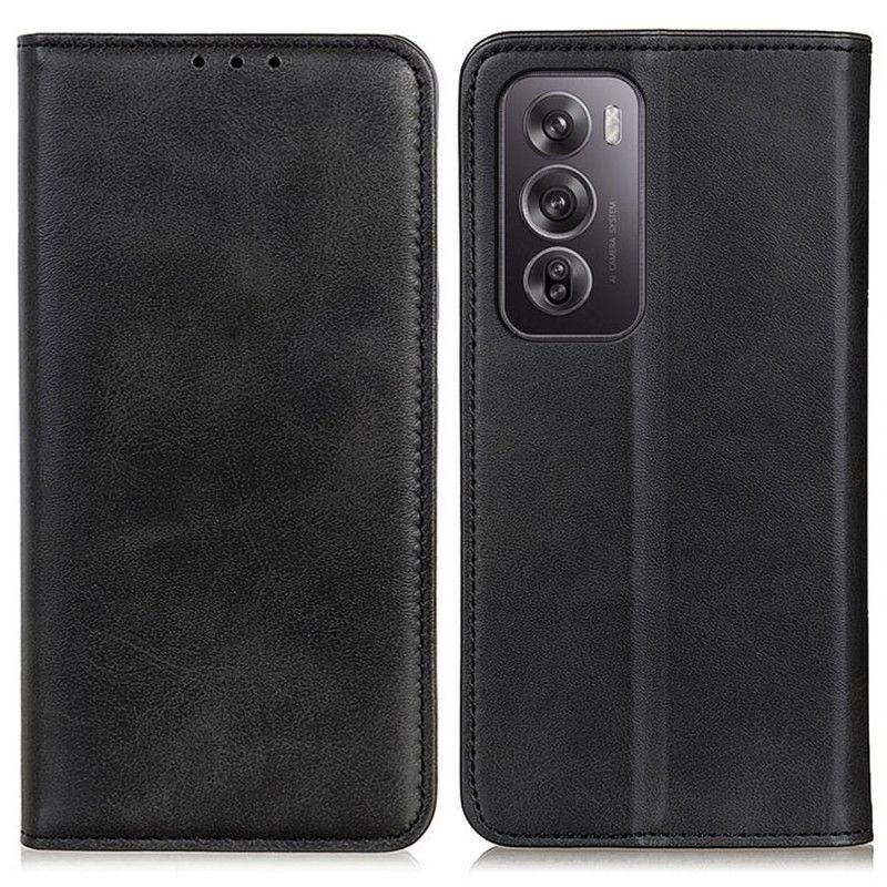 Kožené Pouzdro Folio Na Oppo Reno 12 Pro 5g Design Plus