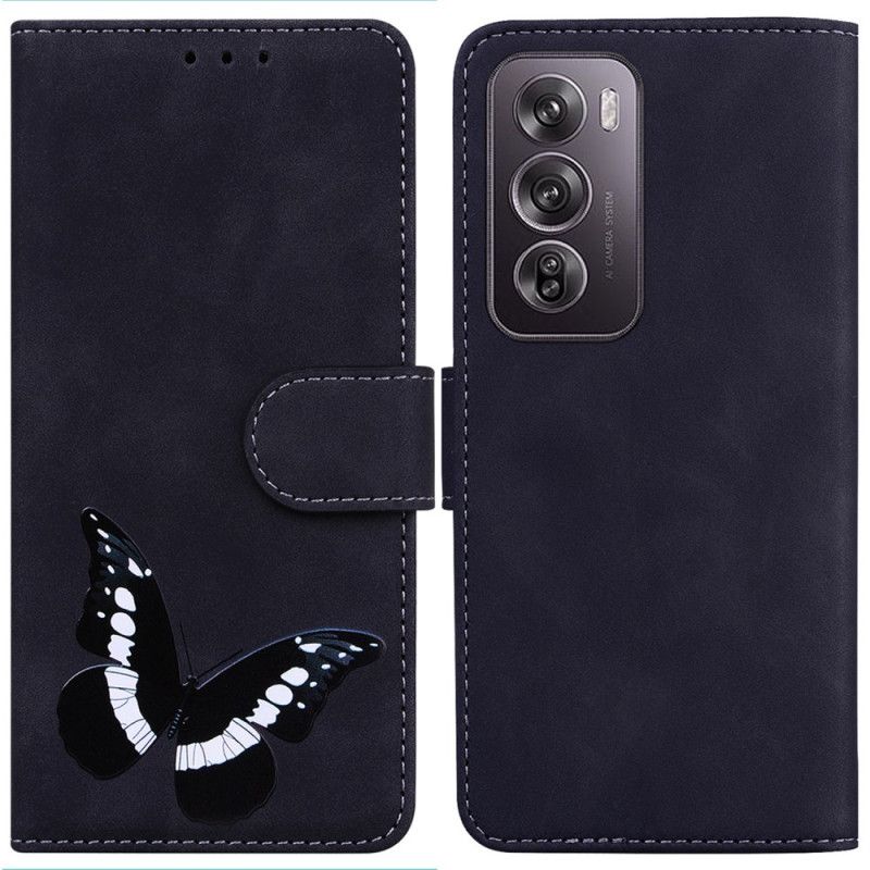 Peněženková Pouzdra Oppo Reno 12 Pro 5g Tisk Motýlů