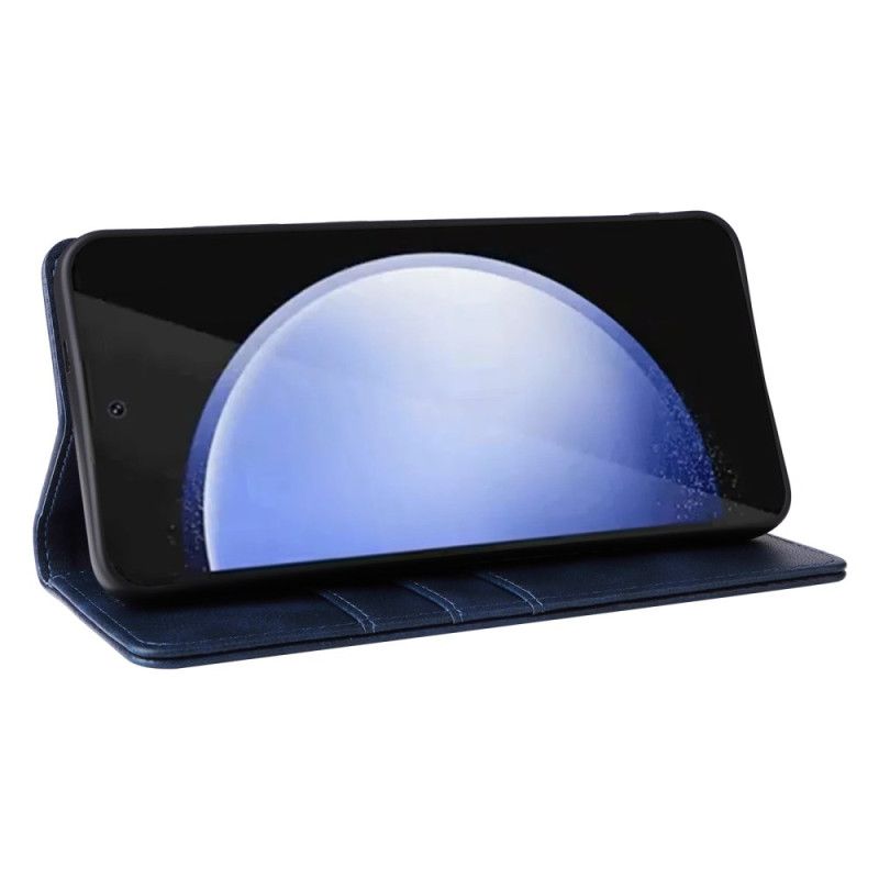 Kožené Pouzdro Folio Samsung Galaxy S25 Fe Kožený Efekt