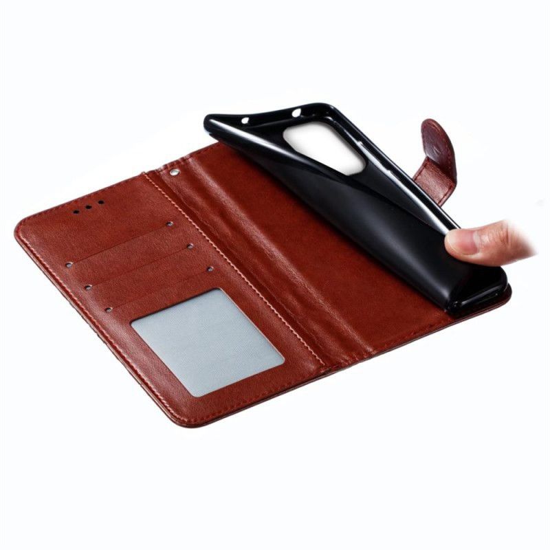 Kožený Kryt Na Samsung Galaxy S25 Fe Vzor Mandaly