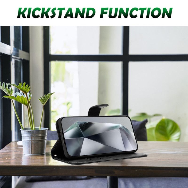 Kožený Kryt Samsung Galaxy S25 Fe Popruh S Motivem S