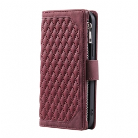 Kožený Kryt Samsung Galaxy S25 Fe Prošívané