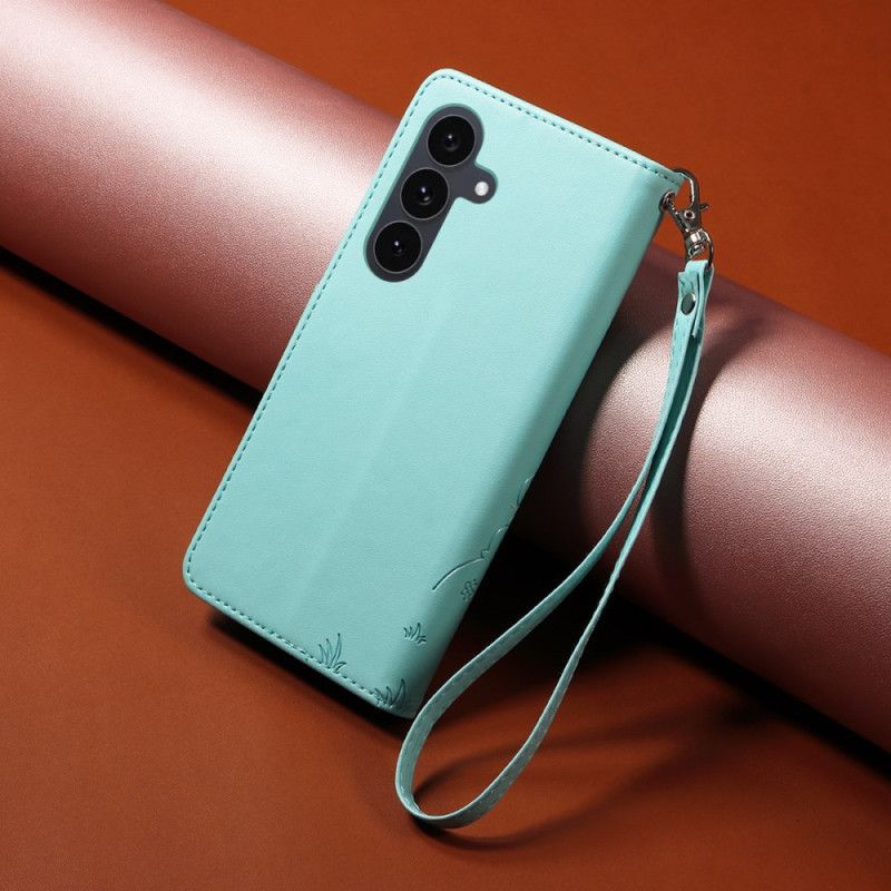 Kožený Kryt Samsung Galaxy S25 Fe Rfid Blokování A Psí Vzor