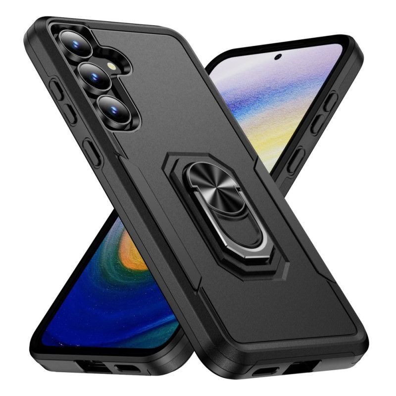 Kryt Na Samsung Galaxy S25 Fe Držák Na Prsten S Kovovým Efektem