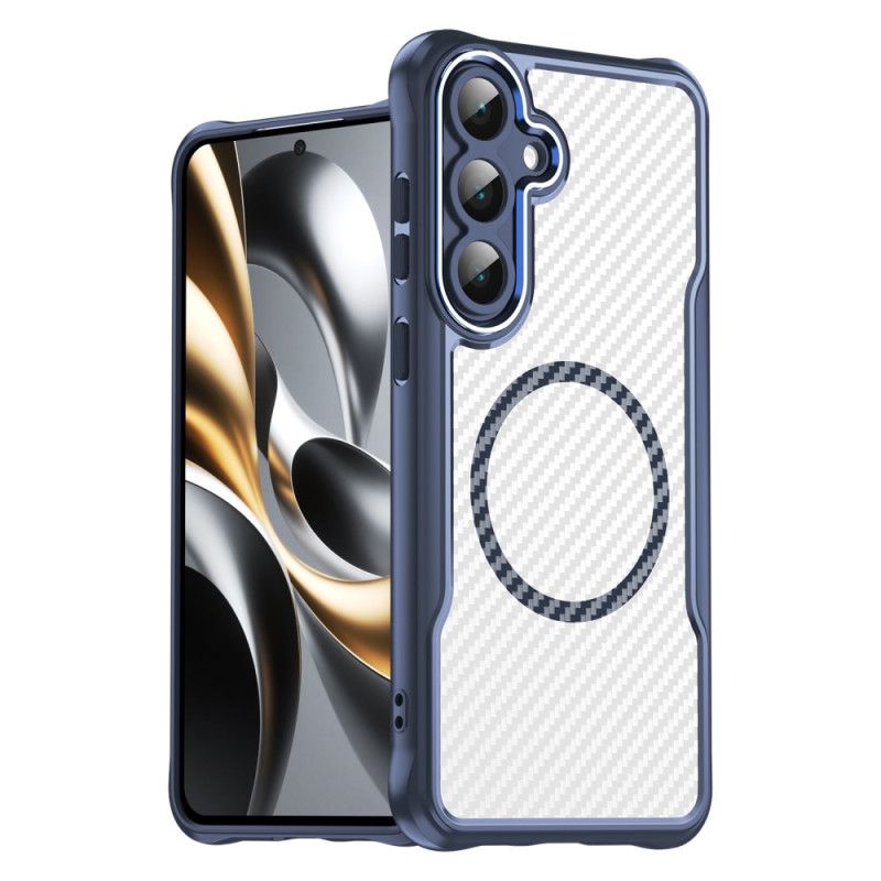 Kryt Samsung Galaxy S25 Fe Kompatibilní S Magsafe Textura S Karbonovými Vlákny
