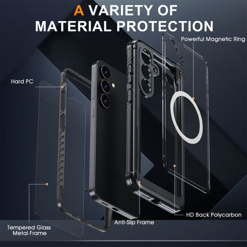Kryt Samsung Galaxy S25 Fe Kryty Na Mobil Magnetický S Ochranou Obrazovky