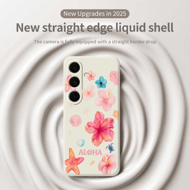 Kryt Samsung Galaxy S25 Fe Květinový Silikon