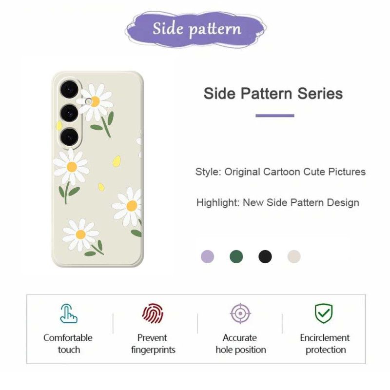 Kryt Samsung Galaxy S25 Fe Silikon S Sedmikráskou