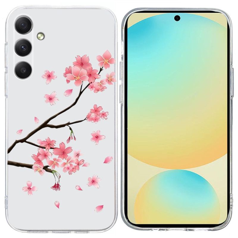 Kryt Samsung Galaxy S25 Fe Švestka Květy