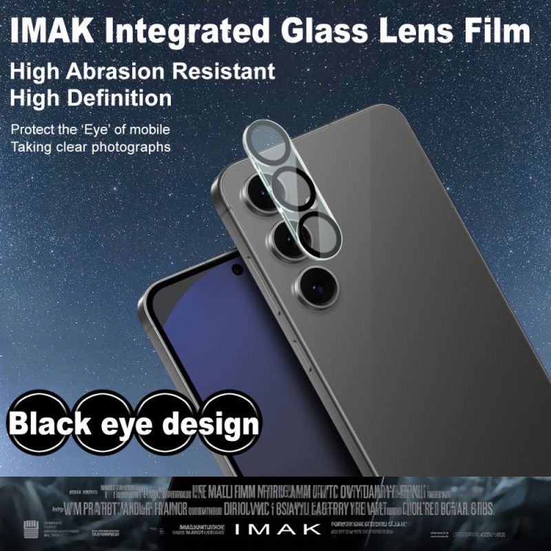 Ochranný Kryt Z Tvrzeného Skla Pro Samsung Galaxy S25 Fe (černý Kruhový Design) Imak