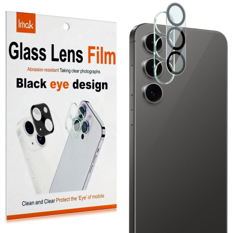 Ochranný Kryt Z Tvrzeného Skla Pro Samsung Galaxy S25 Fe (černý Kruhový Design) Imak