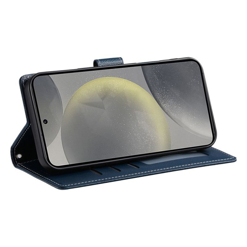 Peněženková Pouzdra Samsung Galaxy S25 Fe Efekt Hladké Kůže